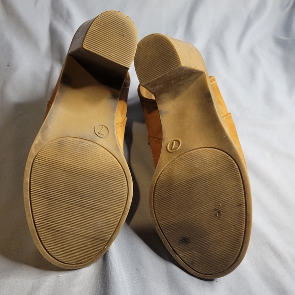 Maurice women's faux suede tan leather booties - Picture 7 of 15